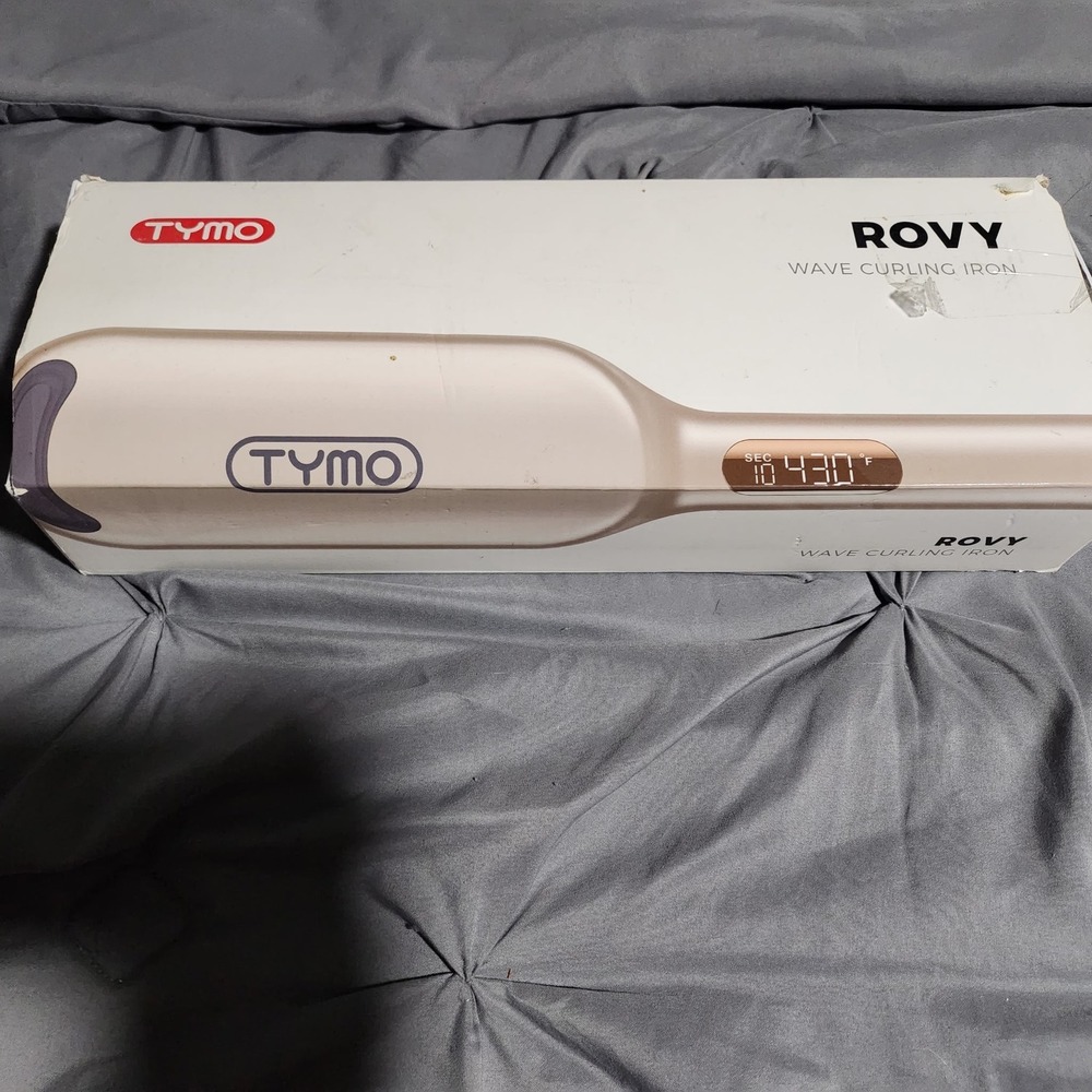 TYMO ROVY Wave Curling Iron Professional Hair Styler Ionic Beach Waver 430F Gold